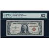 Image 1 : 1935A $1 Hawaii Silver Certificate PMG 63EPQ