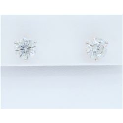 14KT White Gold 2.18ctw Leo Diamond Earrings