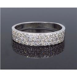 14KT White Gold 0.65ctw Diamond Ring