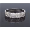 Image 1 : 14KT White Gold 0.65ctw Diamond Ring