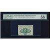 Image 1 : 10 Cent Fractional Currency Note PMG 58