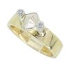 Image 1 : 14KT Yellow Gold 0.92ct Diamond Ring