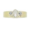 Image 3 : 14KT Yellow Gold 0.92ct Diamond Ring