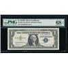 Image 1 : 1957B $1 Silver Certificate PMG 68EPQ