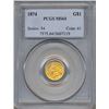 Image 1 : 1874 $1 Gold Coin PCGS MS64