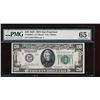 Image 1 : 1928 $20 San Francisco Federal Reserve Note PMG 65EPQ