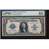 Image 1 : 1923 $1 Silver Certificate PMG 64