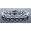 Image 1 : 18KT White Gold 4.07ctw Diamond Bracelet