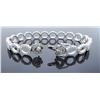 Image 3 : 18KT White Gold 4.07ctw Diamond Bracelet