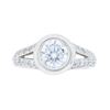 Image 1 : Platinum 1.00ctw Diamond Ring