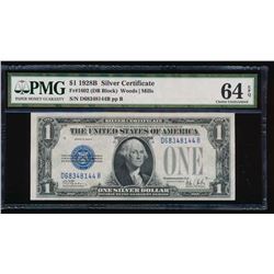 1928B $1 Silver Certificate PMG 64EPQ