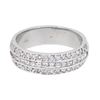 Image 1 : 14KT White Gold 0.85ctw Diamond Ring