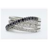 Image 2 : 14KT White Gold 0.80ctw Diamond Ring