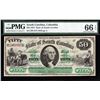 Image 1 : 1872 $50 Columbia SC Obsolete Note PMG 66EPQ