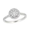 Image 1 : 14KT White Gold 0.68ctw Diamond Ring