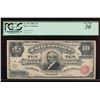 Image 1 : 1886 $10 Silver Certificate PCGS 30