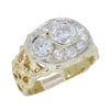 Image 3 : 14KT Yellow Gold 1.43ctw Diamond Ring