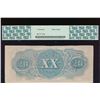 Image 2 : 1863 $20 Confederate States of America Note PCGS 53