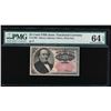 Image 1 : 25 Cent Fractional Currency Note PMG 64EPQ