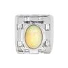 Image 1 : 14KT White Gold 2.82ct Opal and Diamond Ring