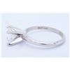 Image 4 : 14KT White Gold 1.00ct EGL Cert Princess Cut Diamond Ring