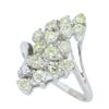 Image 2 : 14KT White Gold 0.50ctw Diamond Ring