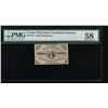 Image 1 : 3 Cent Fractional Currency Note PMG 58