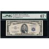 Image 1 : 1953A $5 Silver Certificate PMG 67EPQ