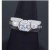 Image 8 : 14KT White Gold 1.47ctw Diamond Ring