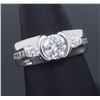 Image 9 : 14KT White Gold 1.47ctw Diamond Ring