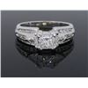 Image 1 : 14KT White Gold 1.00ctw Diamond Ring