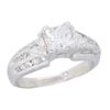 Image 8 : 14KT White Gold 1.00ctw Diamond Ring