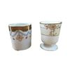 Image 1 : Vintage Set, Nippon Gilt Floral Toothpick Holders