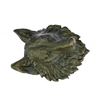 Image 2 : Wall Mounted Wolf Head Bronze Bust 17" x 13"