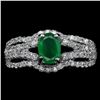 Image 2 : Elegant Green Aventurine Sterling Silver Ring