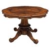 Image 1 : Italian Floral Marquetry Inlay Dining Table