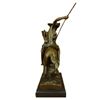 Image 8 : Amazon on Horseback Attacked by a Tiger August-Karl-Edouard Kiss Bronze Statue Without Spear
