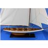 Image 8 : Wooden Columbia Model Sailboat Decoration 60"