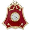 Image 1 : Faberge Inspired 4" Faberge Red Enameled Guilloche