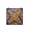 Image 2 : "PRIME" Tiffany-glass Window Panel 24"