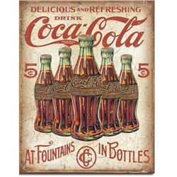 COKE - 5 Bottles Retro