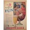 Image 2 : C1960 Indiana Brewery Drewrys Beer Ad