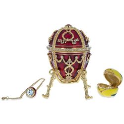 1895 Rosebud Royal Russian Egg Faberge Inspired