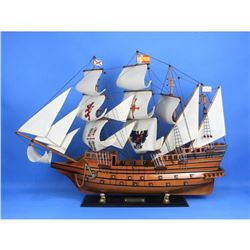 Wooden Spanish Galleon Model 34" Ship
