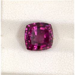 5.07ct Raspberry Garnet Cushion Cut