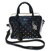 Image 1 : Alexander McQueen Mini Studded Padlock Zip Around Black and White Tote Bag