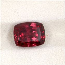 5.74ct Raspberry Garnet Cushion Cut