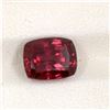 Image 1 : 5.74ct Raspberry Garnet Cushion Cut