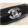 Image 6 : Chanel Black Sparkling Shimmery Black Leather Geometric Box Clutch