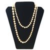 Image 1 : Chanel Vintage Classic Long Strand of Pearls Necklace
